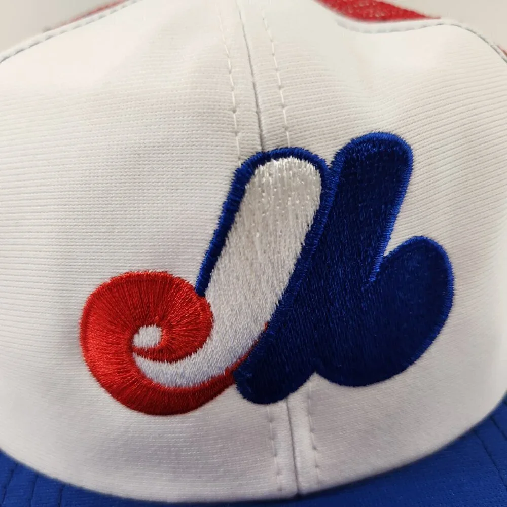 Montreal Expos Ted Fletcher Trucker Hat Vtg Embroidered - Picture 3 of 11